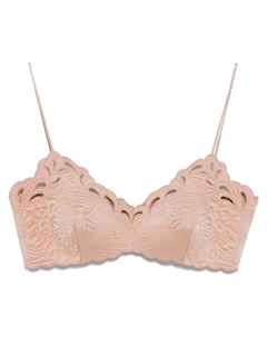 Топ с цветочной вышивкой, розовый Ermanno scervino