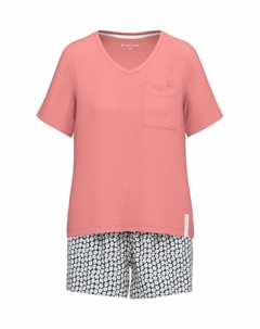 Пижама SET, темно-красный Tom tailor