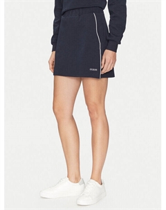 Мини-Юбка обычного кроя V5GD02 KCS01, синий Guess