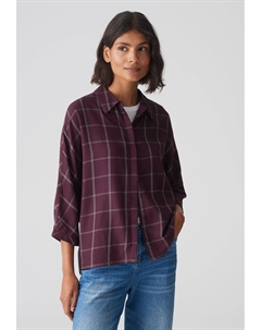 Блузка на пуговицах FUDO ATTIRE, фиолетовый Opus