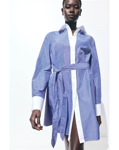 Платье-Блуза с завязывающимся поясом, мультиколор H&m