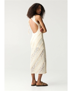 Платье для особых случаев, бежевый Pull & bear