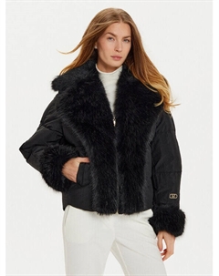 Шуба стандартного кроя 4BGL1 57188A, черный Marciano guess