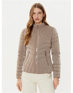 Пуховик стандартного кроя W5RL61 WH0V0, бежевый Guess