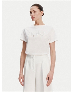 Футболка свободного кроя WA5007 JS923, белый Liu jo