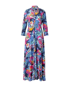Рубашка-платье SAVANNA, синий/дымчато-голубой Y.a.s