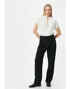 Блузка на пуговицах REGULAR FIT BUTTONED SHORT SLEEVE , кремовый Koton