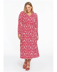 Дневное платье WITH GRAPHIC PRINT, красный Yoek