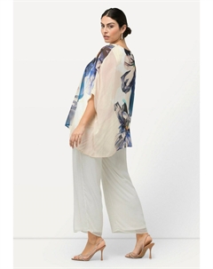 Брюки DOPPELLAGIG WEITES BEIN ELASTIKBUND, кремовый Ulla popken