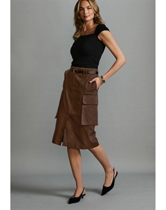 Юбка А-силуэта UTILITY REGULAR FIT, коричневый Next