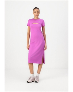 Платье из джерси WARDROBE MIDI CUT OUT DRESS, бежевый Puma