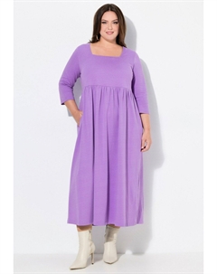 Платье из джерси A-LINIE CARREE-AUSSCHNITT 3/4-ARM, сиреневый Ulla popken