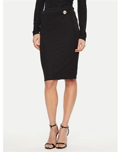 Юбка классического кроя 171103, черный Guess