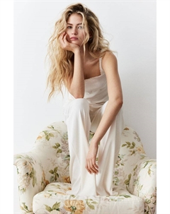 Пижама в рубчик, бежевый H&m