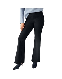 Женские трикотажные брюки с карманами больших размеров, черный Ellos