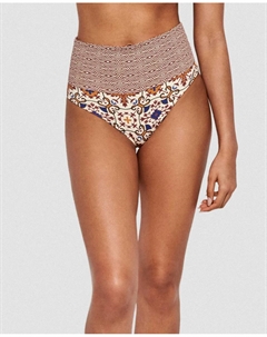 Плавки бикини с многопозиционным гидравлическим принтом, мультиколор Gisela