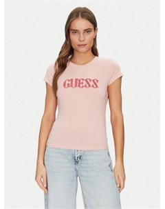 Облегающая футболка W5GI42 J1314, розовый Guess