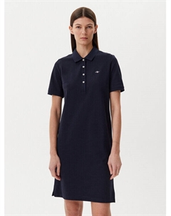 Платье на каждый день обычный крой Shield 4201529, синий Gant