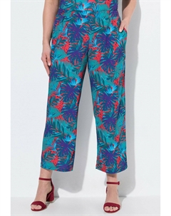 Брюки CROPPED ELASTIC WAIST POCKET, красный Ulla popken