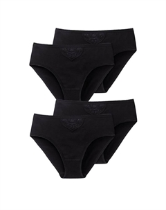 Трусы Tai Slip Cotton Essentials, черный Schiesser