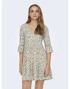 Короткое платье, цвет weiß/khaki Jdy