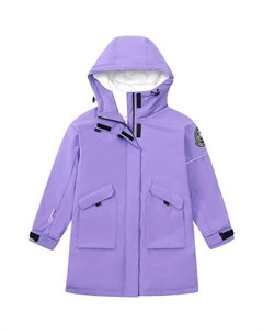 Пуховик женский, цвет Poetic Moon Purple Camel