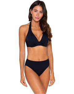 Пляжный топ Muse Halter Top, черный Sunsets