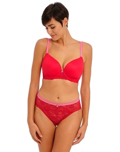 Формованный бюстгальтер-футболка Offbeat на косточках, красный Freya