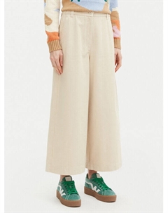 Широкие брюки-кюлоты Disco 2515131101, бежевый Weekend max mara