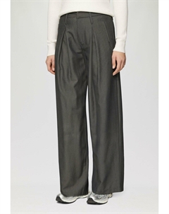 Брюки NADELSTREIFEN MIT KONTRASTDETAIL AM BUND, белый Qs