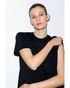 Футболка для кормящих мам из хлопка, черный H&m