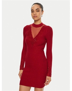 Трикотажное платье обычного кроя W5RK14 Z2Y50, красный Guess