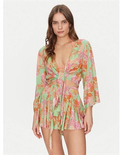 Блузка обычного кроя E5GH01 WH3X2, мультиколор Guess