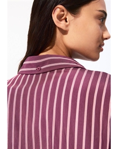 Блузка на пуговицах, темно-красный Pull & bear