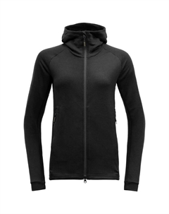 Женская куртка с капюшоном Nibba Merino, черный Devold