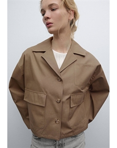 Блейзер, хаки Massimo dutti