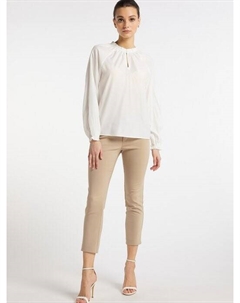 Блузка с длинными рукавами, белый Dreimaster