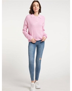 Трикотажная рубашка-поло, розовый Mymo