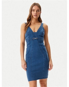 Джинсовое платье стандартный крой W5GK75 D5LK0, синий Guess