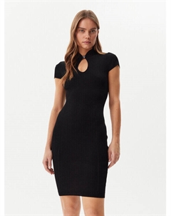 Облегающее трикотажное платье W5GK46 Z3L10, черный Guess