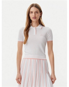 Рубашка поло облегающего кроя V5GP00Z3D60, белый Guess