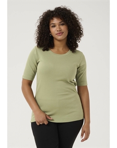 Базовая футболка CARINA, зеленый Kaffe curve
