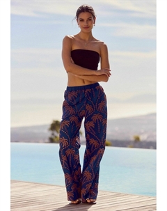 Брюки EMBROIDERED PALM WIDE, синий Next