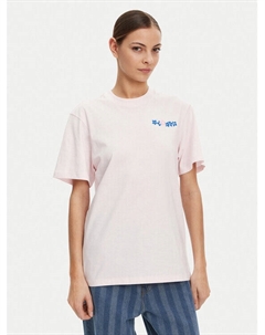 Футболка свободного кроя Vintage Tee 50537239, розовый Hugo