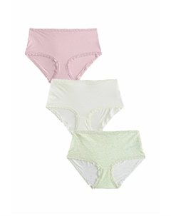 Трусы TRIM KNICKERS 3 PACK MIDI, розовый Next