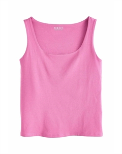 Топ SQUARE NECK STANDARD, розовый Next