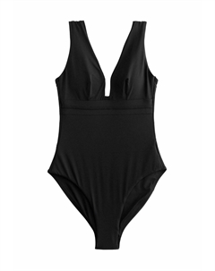 Купальник SPOT PLUNGE, черный Next