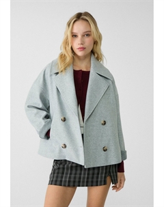 Блейзер SOFT WRAP, серый Stradivarius