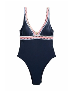 Купальник RIC RAC PLUNGE TUMMY CONTROL, синий Next