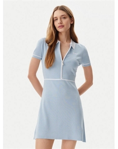 Трикотажное платье обычного кроя V5GK00 Z3D60, голубой Guess